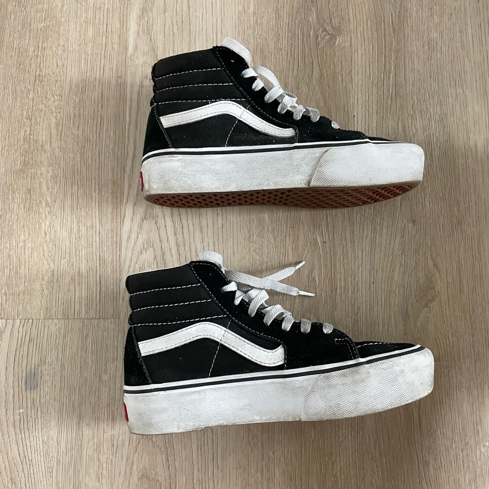 Platform vans sk8 hi high top vans - Picture 4 of 6